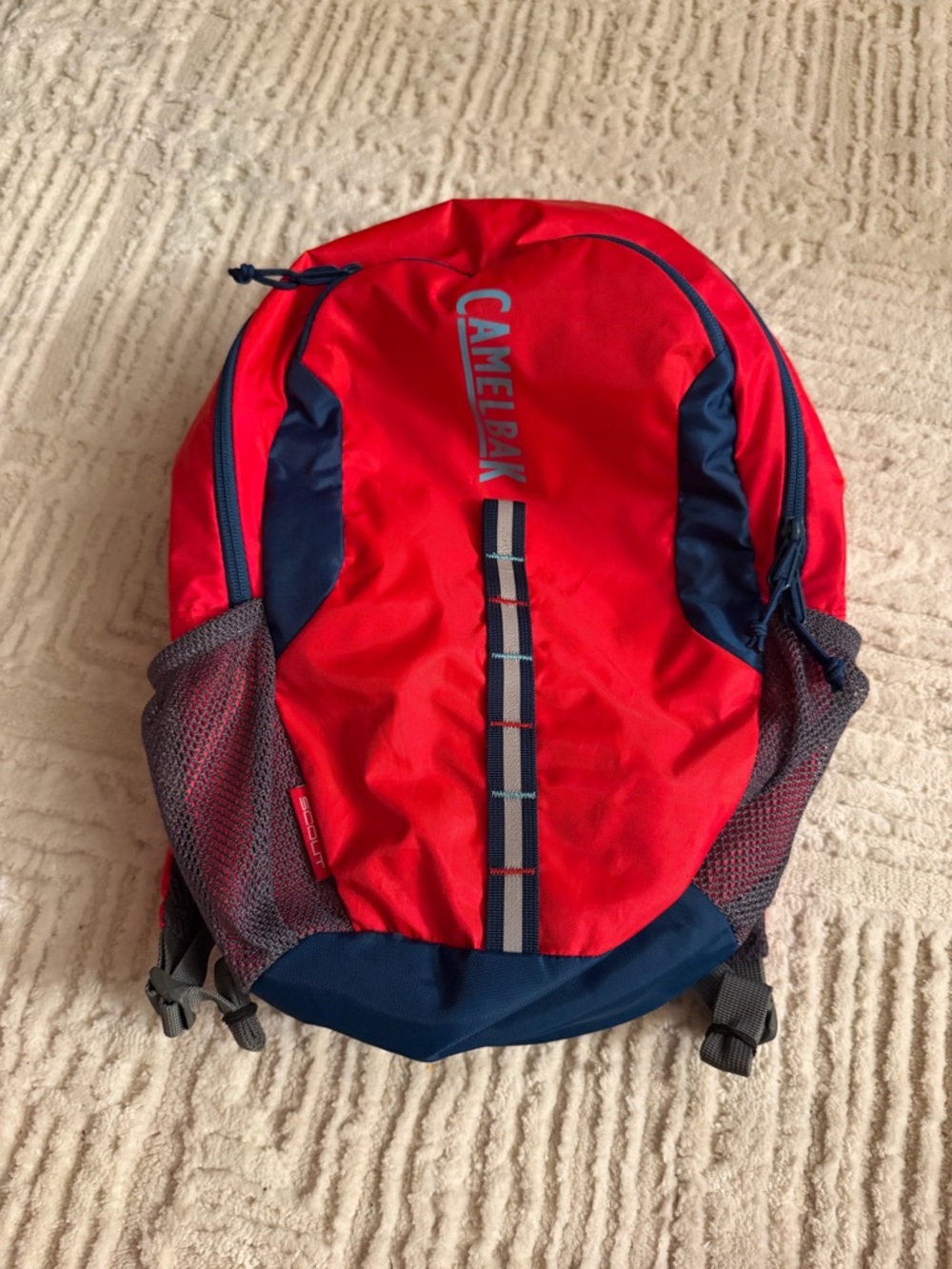 CamelBak Scout Kids Hydration Backpack Red Blue Hiking Pack Small